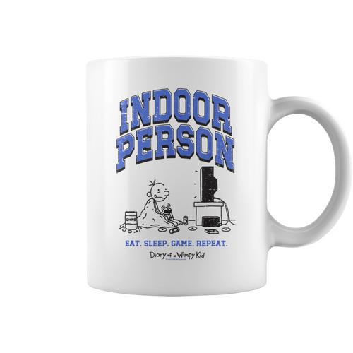 DOAWK Indoor Person Eat Sleep Game Repeat Book Series Graphic Print Coffee Mug - Bookorys DE