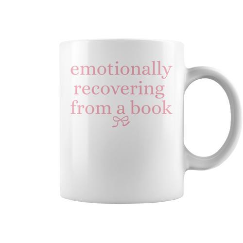 Emotionally Recovering From a Book Bookish Graphic Print Coffee Mug - Bookorys