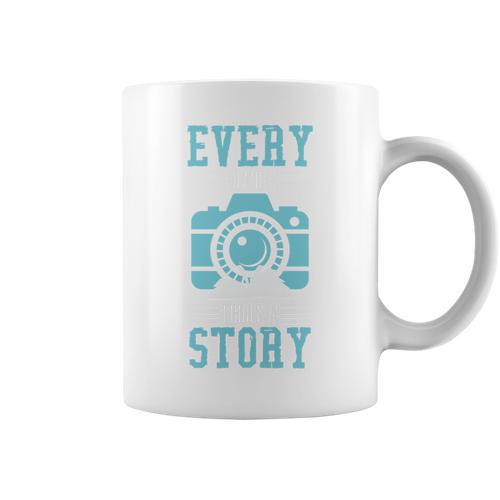 Every Picture Tells A Story Book Camera Lens Photography Graphic Print Coffee Mug - Bookorys DE