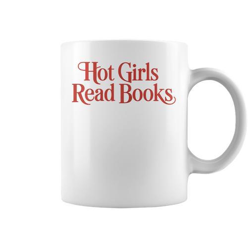 Hot Girls Read Books For Book Lovers Graphic Print Coffee Mug - Bookorys DE