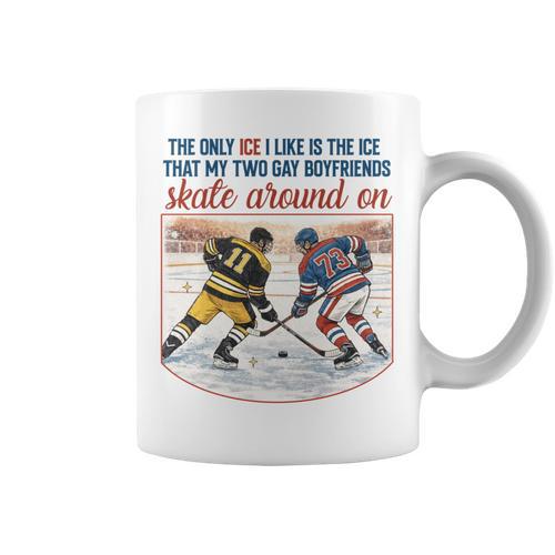 Ice Hockey Romance Reader Book Lover Reading Smut Smutty Graphic Print Coffee Mug - Bookorys UK
