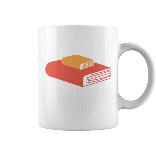 I'd Rather Be Reading Book Lovers Graphic Print Coffee Mug - Bookorys