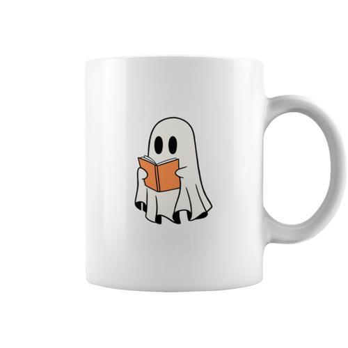 I'm Just Here For The Books Book Lovers Halloween Graphic Print Coffee Mug - Bookorys CA