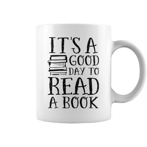 Its a Good Day To Read a Book Across America Boys Girls Kids Premium Tri-Blend Graphic Print Coffee Mug - Bookorys CA