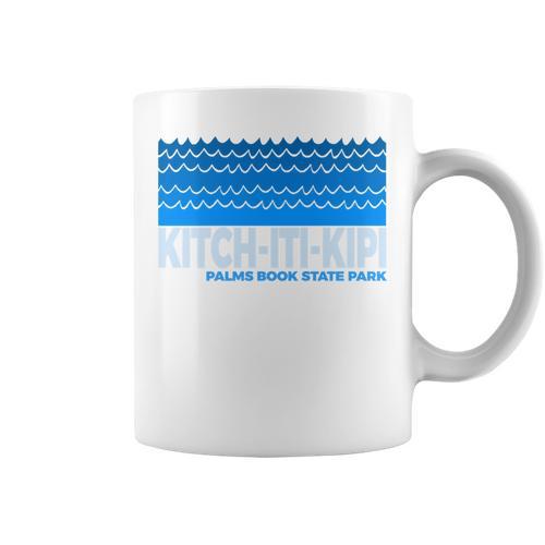 Kitch-Iti-Kipi MI Kitch-Iti-Kipi Palms Book Park Michigan Graphic Print Coffee Mug - Bookorys CA