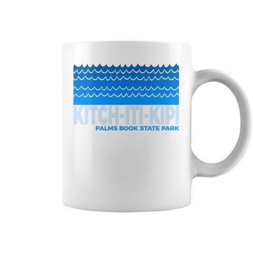 Kitch-Iti-Kipi MI Kitch-Iti-Kipi Palms Book Park Michigan Premium Tri-Blend Graphic Print Coffee Mug - Bookorys CA