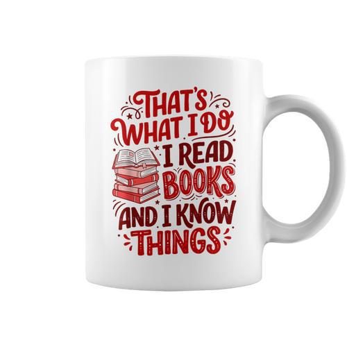 Librarian Book Lover Men Women Reading Graphic Print Coffee Mug - Bookorys