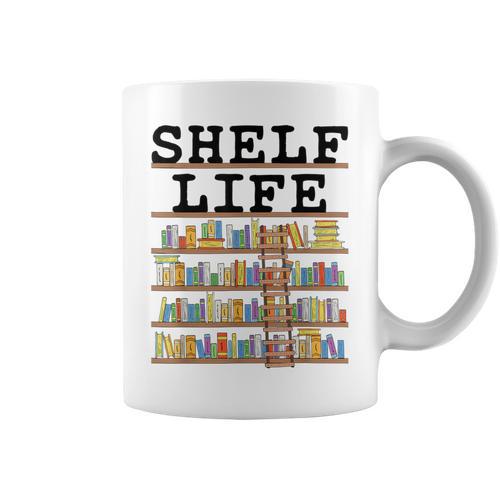 Librarian Book Lover Reader Shelf Bookshelf Women Graphic Print Coffee Mug - Bookorys UK