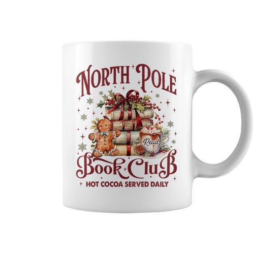 North Pole Book Club Graphic Print Coffee Mug - Bookorys UK