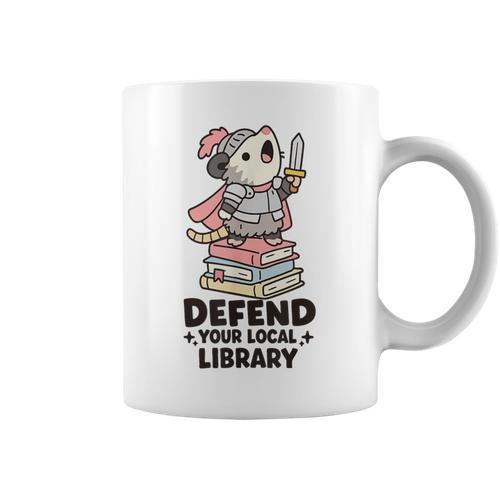 Opossum Book Lover Meme Kawaii Sarcastic Humor Women Graphic Print Coffee Mug - Bookorys UK