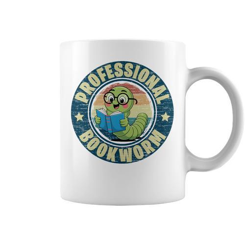 Professional Bookworm Bookish Book Nerd For Women Men Premium Tri-Blend Graphic Print Coffee Mug - Bookorys