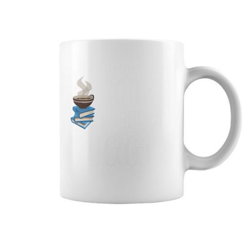 Puggle Avid Book Reader Dog Mom Graphic Print Coffee Mug - Bookorys CA