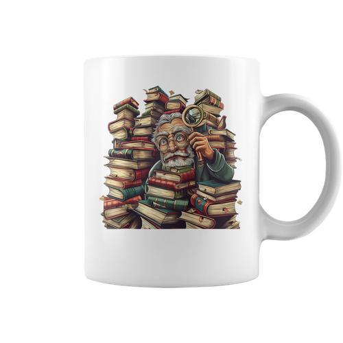 Rare Book Collector Raglan Baseball Tee Graphic Print Coffee Mug - Bookorys