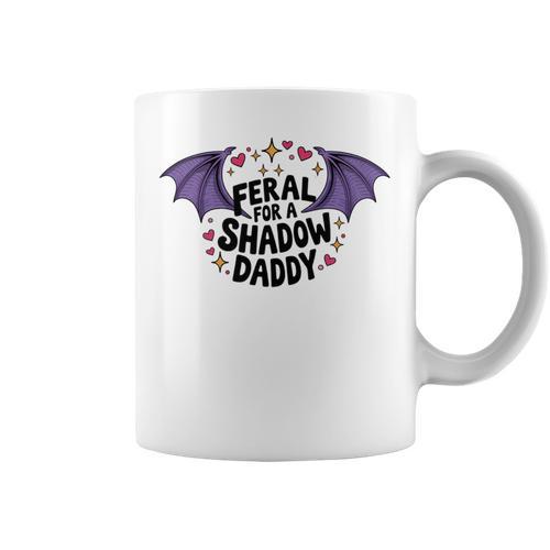 Romantasy Fantasy Romance Book Lover Shadow Daddy Premium Tri-Blend Graphic Print Coffee Mug - Bookorys