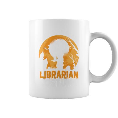 This Is My Scary Librarian Halloween Book Lover Scary Reader Graphic Print Coffee Mug - Bookorys