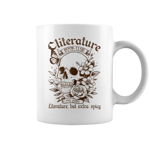 Spicy Book Reader Reading Literature Book Club Est 2026 Graphic Print Coffee Mug - Bookorys UK