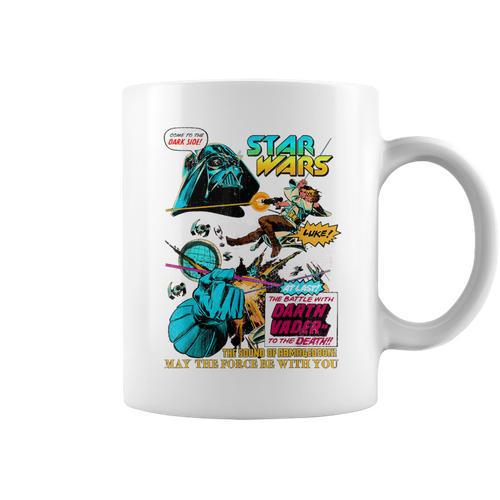 Star Wars Vader Luke Leia Epic Comic Book Teaser T-Shirt Graphic Print Coffee Mug - Bookorys CA
