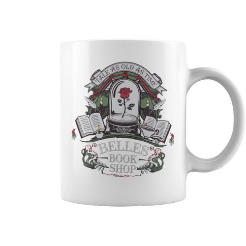 Tale As Old As Time Belle's Book Shop Book Coffee Book Lover Graphic Print Coffee Mug - Bookorys