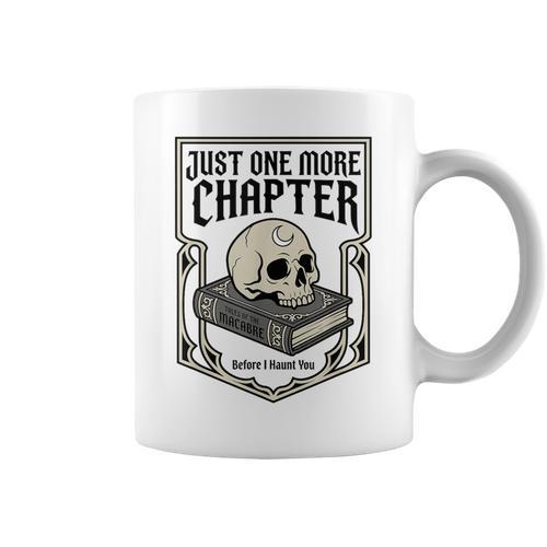 Tales Of The Macabre Skull Book Gothic Books Reading Lover Graphic Print Coffee Mug - Bookorys