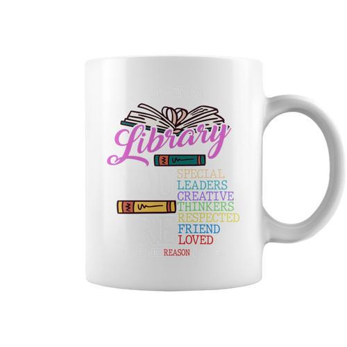 When You Enter This Library Book Reader Reading Graphic Print Coffee Mug - Bookorys