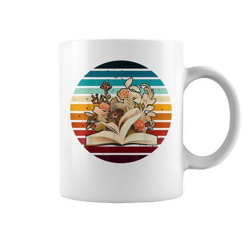 Wildflower Book Lovers For Summer Reading Booktrovert Women Graphic Print Coffee Mug - Bookorys AU