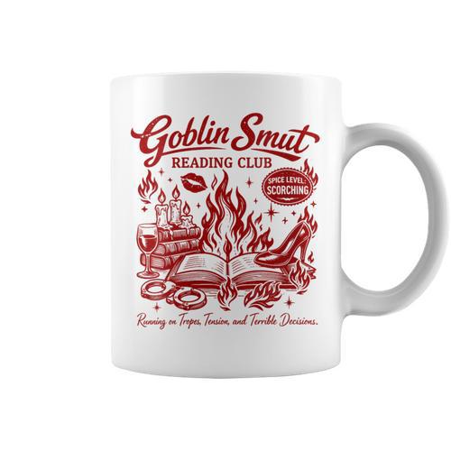 Women's Smut Reader Smutty Spicy Book Goblin Smut Reading Club Graphic Print Coffee Mug - Bookorys
