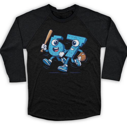 67 Six Seven Italian Brainrot Kid Baseball 67 Meme Christmas Baseball Raglan Shirt - Sportilla