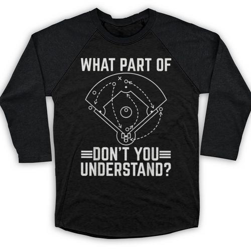 Baseball Math Double Play What Part Of Baseball Game Baseball Raglan Shirt - Sportilla