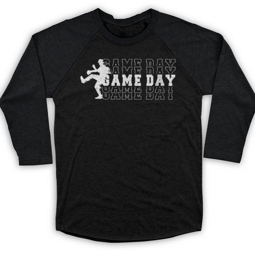 Baseball Pitcher Game Day Team Sport Player Coach Family Fan Baseball Raglan Shirt - Sportilla
