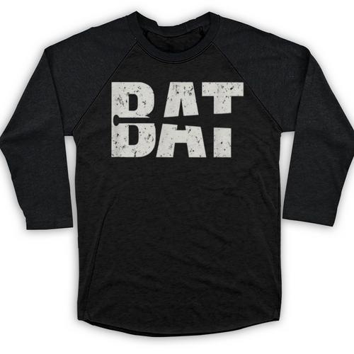 Cool Bat Dad Baseball Tee Women Kids Baseball Raglan Shirt - Sportilla