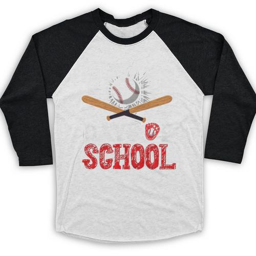 100 Days Of School Baseball 100 Days Smarter Boys Student Baseball Raglan Shirt - Sportilla