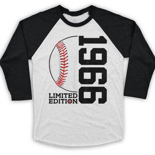 60th Birthday Baseball Limited Edition 1966 Baseball Raglan Shirt - Sportilla