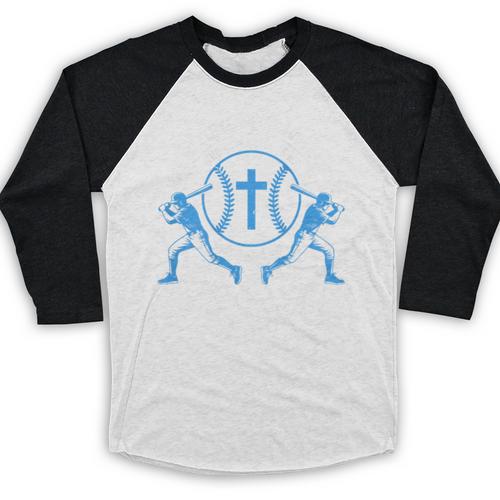 Boys Baseball Christian-Shirt Softball I Can Do All Things Baseball Raglan Shirt - Sportilla