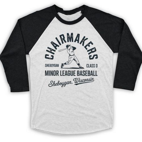 Chairmakers Sheboygan Minor League Baseball Baseball Raglan Shirt - Sportilla