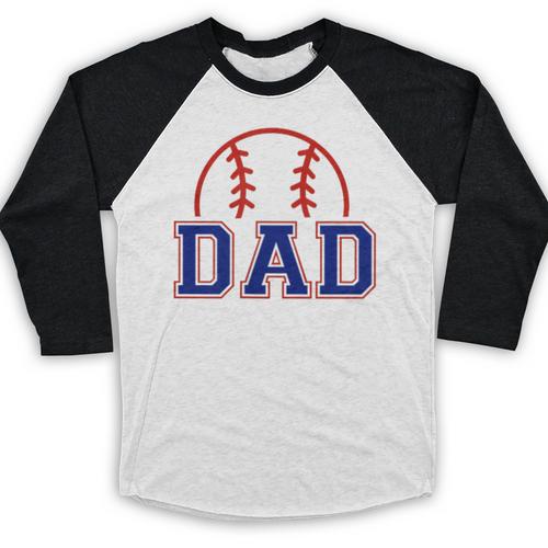 Dad Of Rookie 1st Birthday Baseball Boy Family Matching Baseball Raglan Shirt - Sportilla