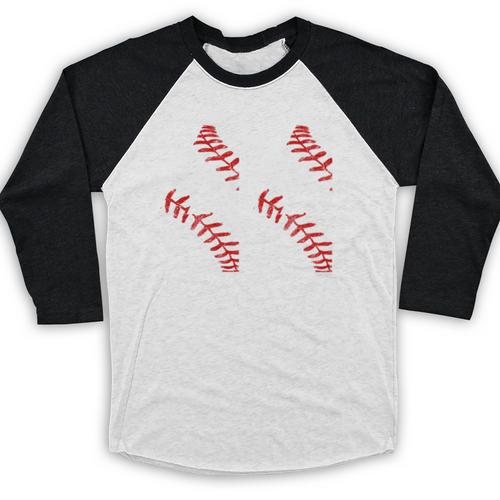 Distressed Baseball Number 44 Jersey Uniform Player Fan Baseball Raglan Shirt - Sportilla