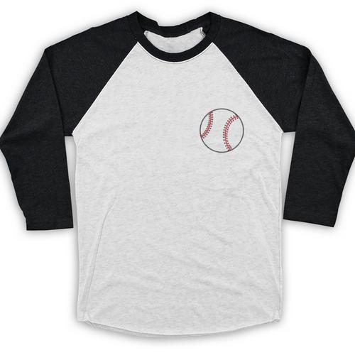 My Favorite Baseball Player Calls Me Mom Baseball Raglan Shirt - Sportilla