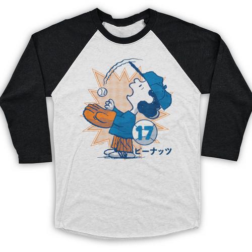Lucy Van Pelt Baseball Catch Baseball Raglan Shirt - Sportilla