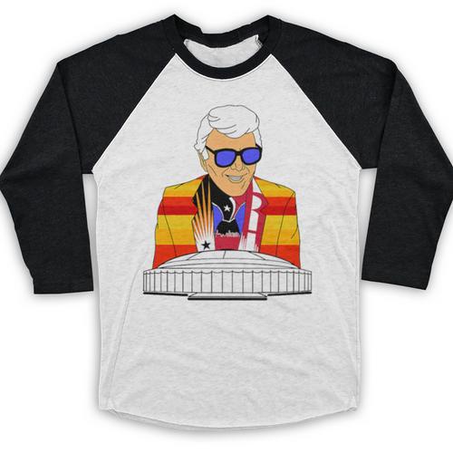 Marvin Zindler Houston Soccer Football Basketball Baseball Premium Tri-Blend Baseball Raglan Shirt - Sportilla