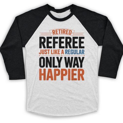 Retired Basketball Referee For Baseball Refs Baseball Raglan Shirt - Sportilla