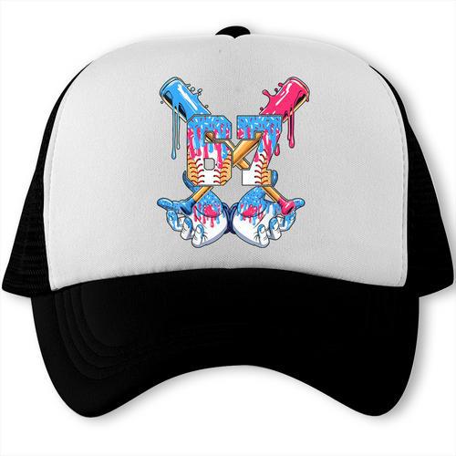 67 Baseball Drip Birthday Boy For Men Boys Kids Youth Trucker Cap - Sportilla