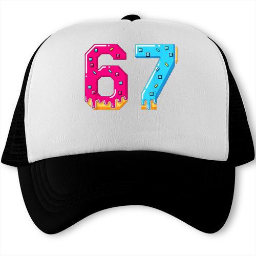 67 Shirt Baseball Life Style 101 Apparel Youth Drip Meme Trucker Cap - Sportilla