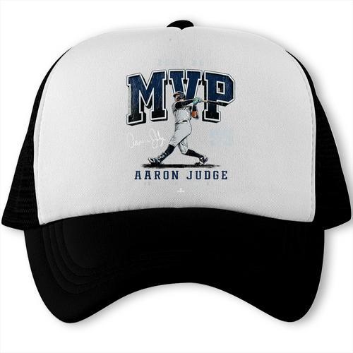 Aaron Judge 2025 AL MVP New York Baseball MLBPA Trucker Cap - Sportilla