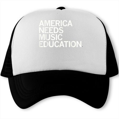 America Needs Music Education Advocacy Back To School Trucker Cap - Savourry