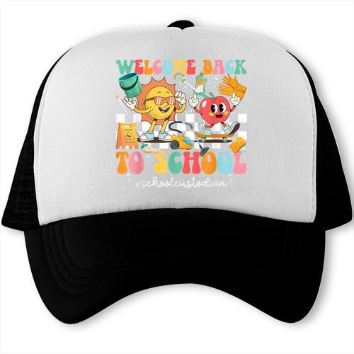 Back To School Custodian First Day Of School Custodian Trucker Cap - Savourry
