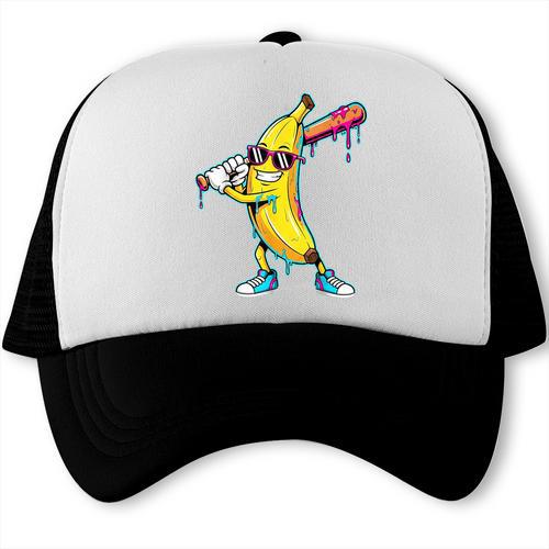 Banana Baseball Drip Kids Youth Boys Girls Trucker Cap - Sportilla