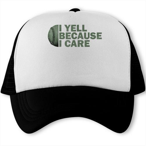Baseball Art For Men Humor Baseball Dad Trucker Cap - Sportilla