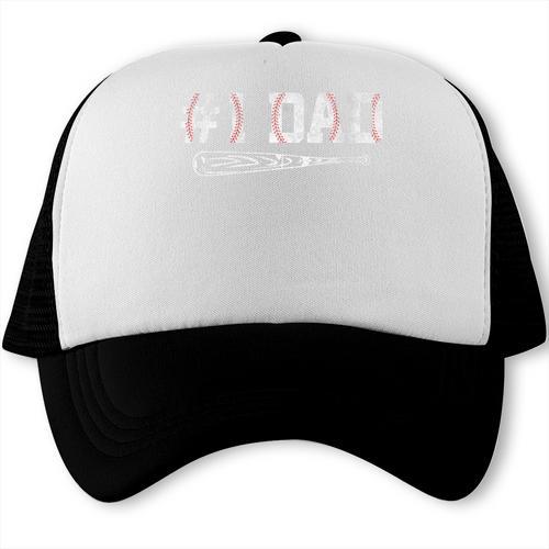 Baseball Dad Daddy Father's Day Number One Baseball Dad Trucker Cap - Sportilla