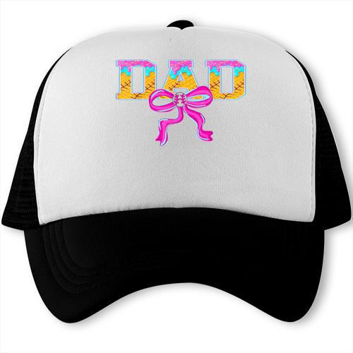 Baseball Dad Ice Cream Drip Game Day Family Matching Trucker Cap - Sportilla