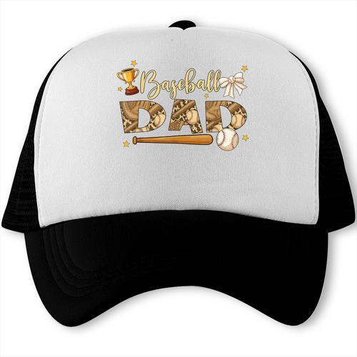 Baseball Dad Vintage Baseball Lover Trucker Cap - Sportilla